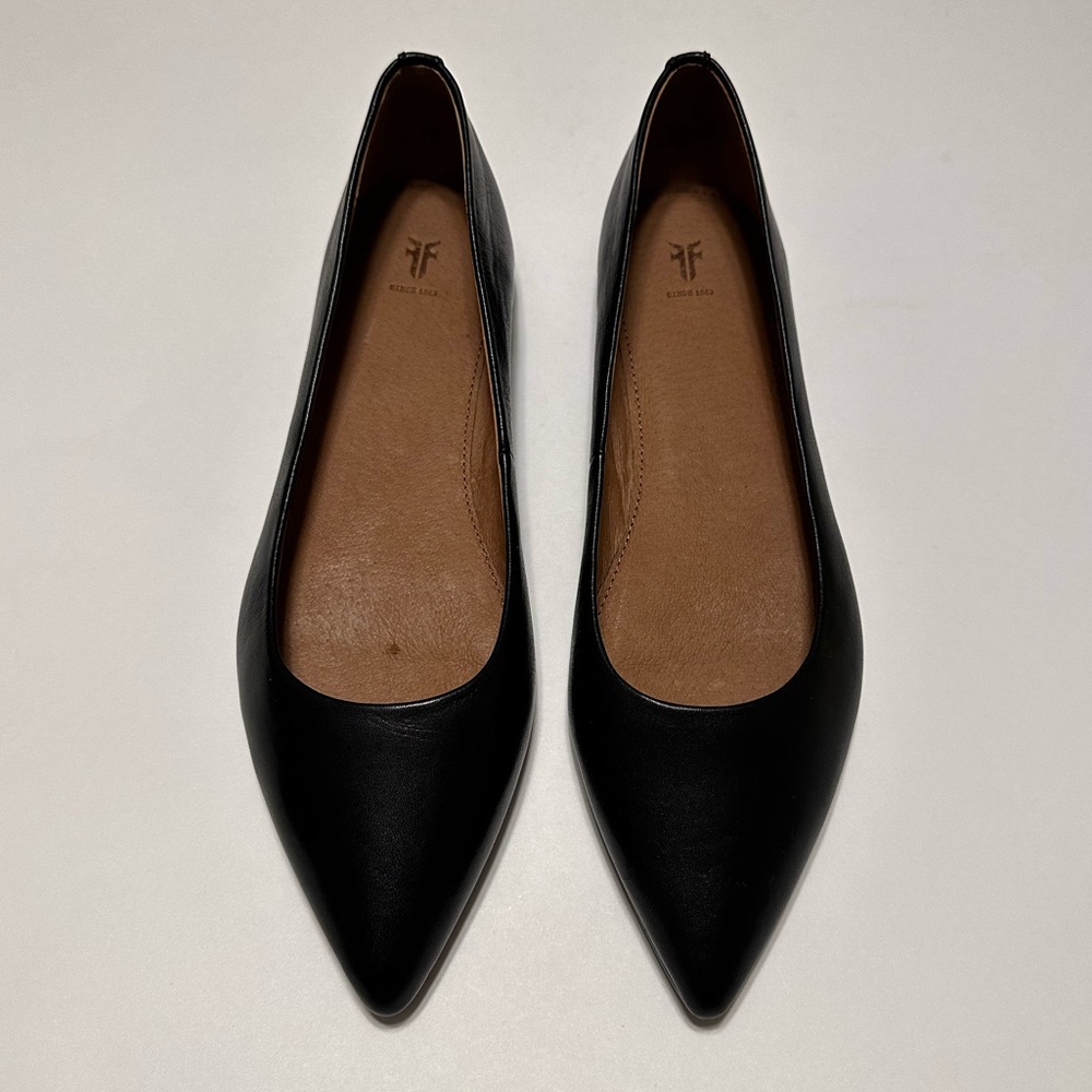 Frye Sienna Ballet Flats  |  7  |  Black